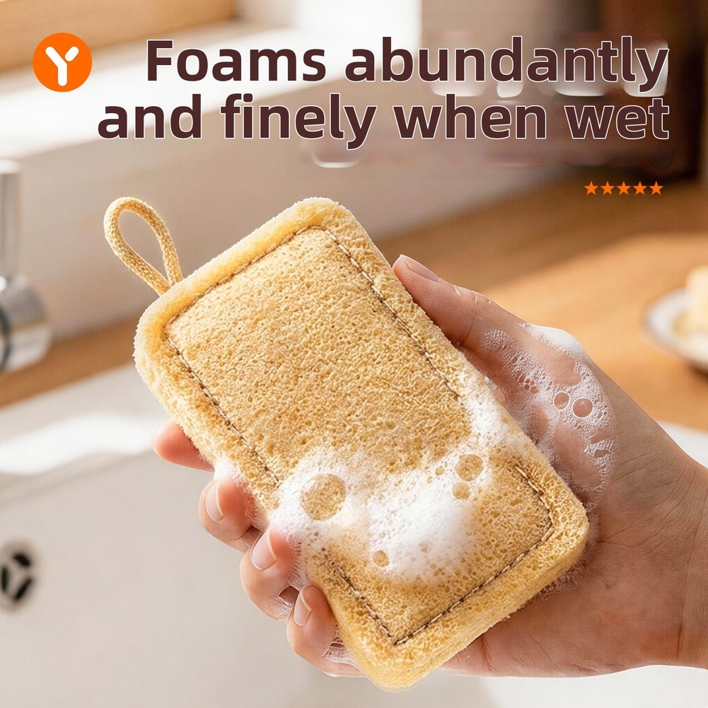 Environmentally Safe Loofah Sponge for Kitchen Dish Scrubbing 4 pcs or 8 pcs