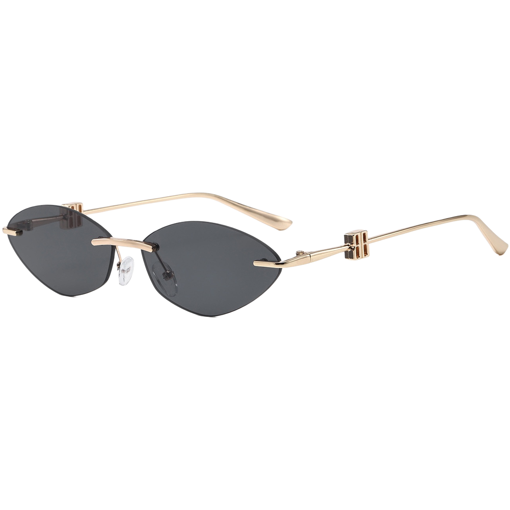 Stylish Metal Sunglasses with UV400 Protection Polarized Lens for Men and Women