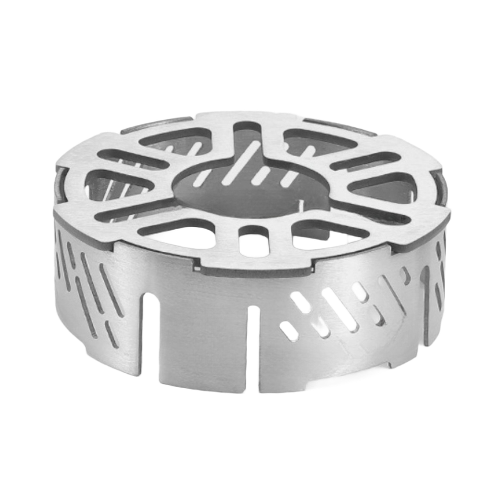 Stainless Steel Windproof Ring Compatible with Multi Prong Camping Stoves