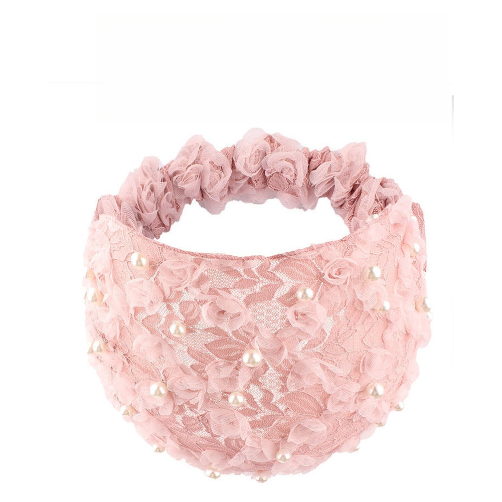 Elegant Pearl Headband Pearl Wide Headband Wide Pearl Design Stretchy Band Fit
