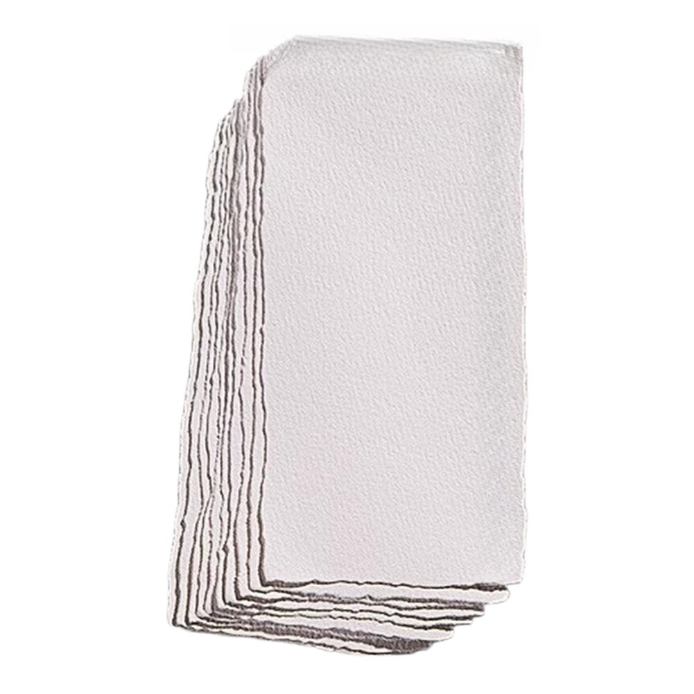 Deckle Edge 300g Cotton Paper for Sketchbook Inserts and Handmade Book Projects