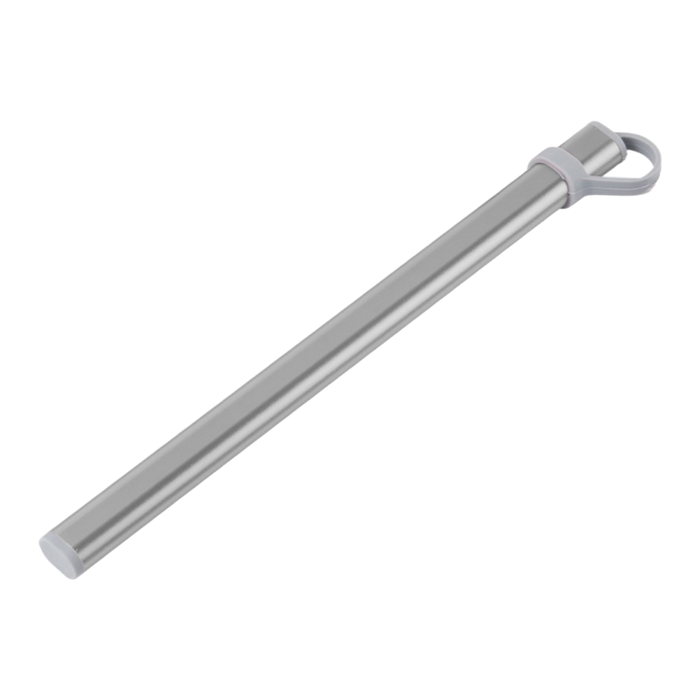 Flat Round Aluminum Chopstick Case 0.6mm Thick 24.5cm Portable Outdoor Storage