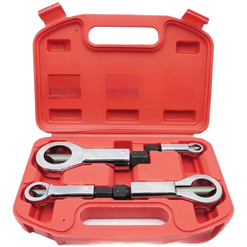 Precision Nut Splitter Tool Set 4 pcs Chromium Vanadium Steel for 9-27mm Range