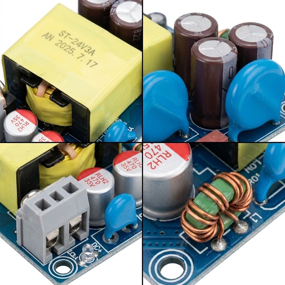 12V 1A AC to DC Isolated Power Supply Module with Overvoltage Protection
