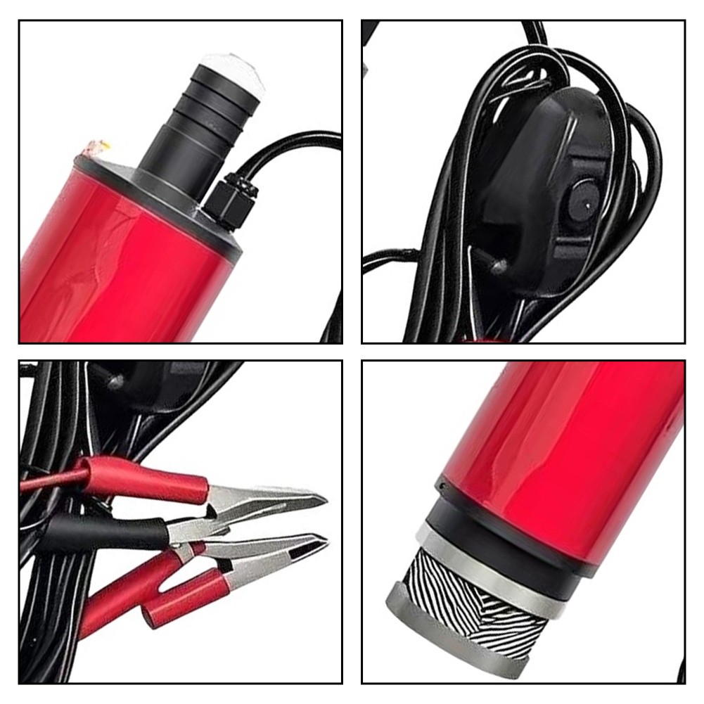 Aluminum Cased Submersible Oil Pump 12V 24V for Agricultural Transfer Needs