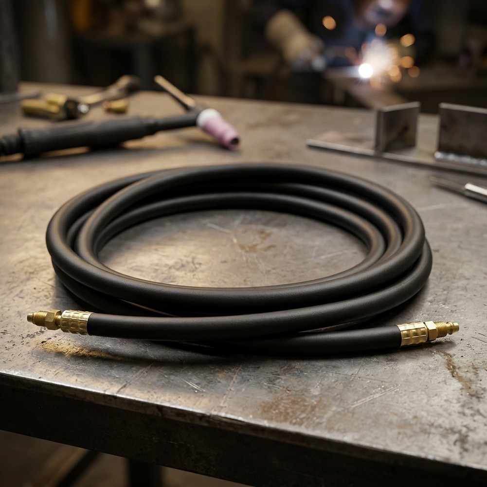 25ft 57Y03R Power Cable Hose for TIG for torch Rear Male 3/8-24 RH Connection - Produktbild 3