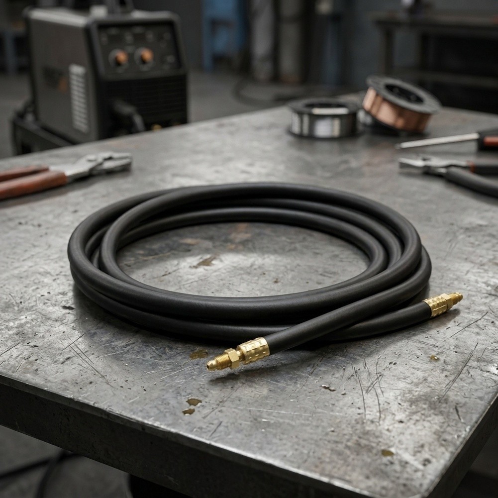25ft 57Y03R Power Cable Hose for TIG for torch Rear Male 3/8-24 RH Connection - Produktbild 8