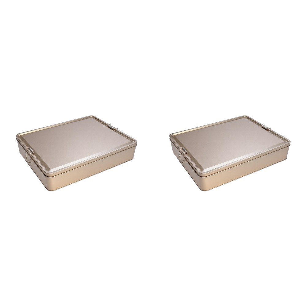Rectangular Iron Boxes for Organizing For Home Garden Garage 30x20x6.5cm