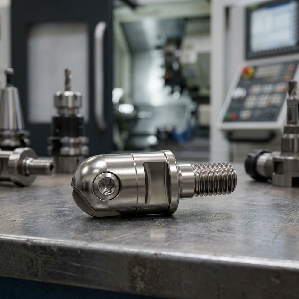 CNC RCF20 Tool Holder Leaf Configuration for Smooth Rounded Corner Finishing - Produktbild 5