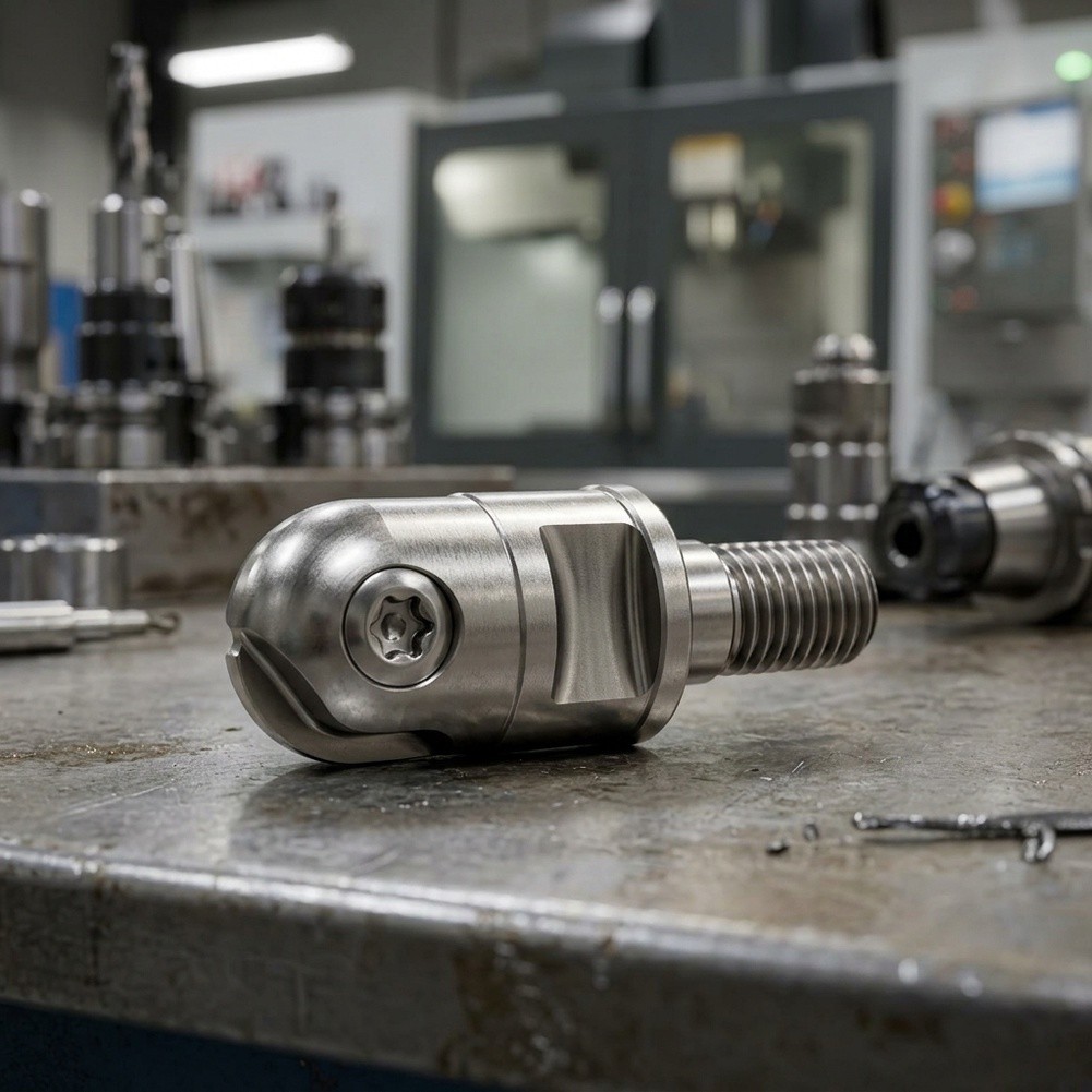 CNC RCF20 Tool Holder Leaf Configuration for Smooth Rounded Corner Finishing - Produktbild 10