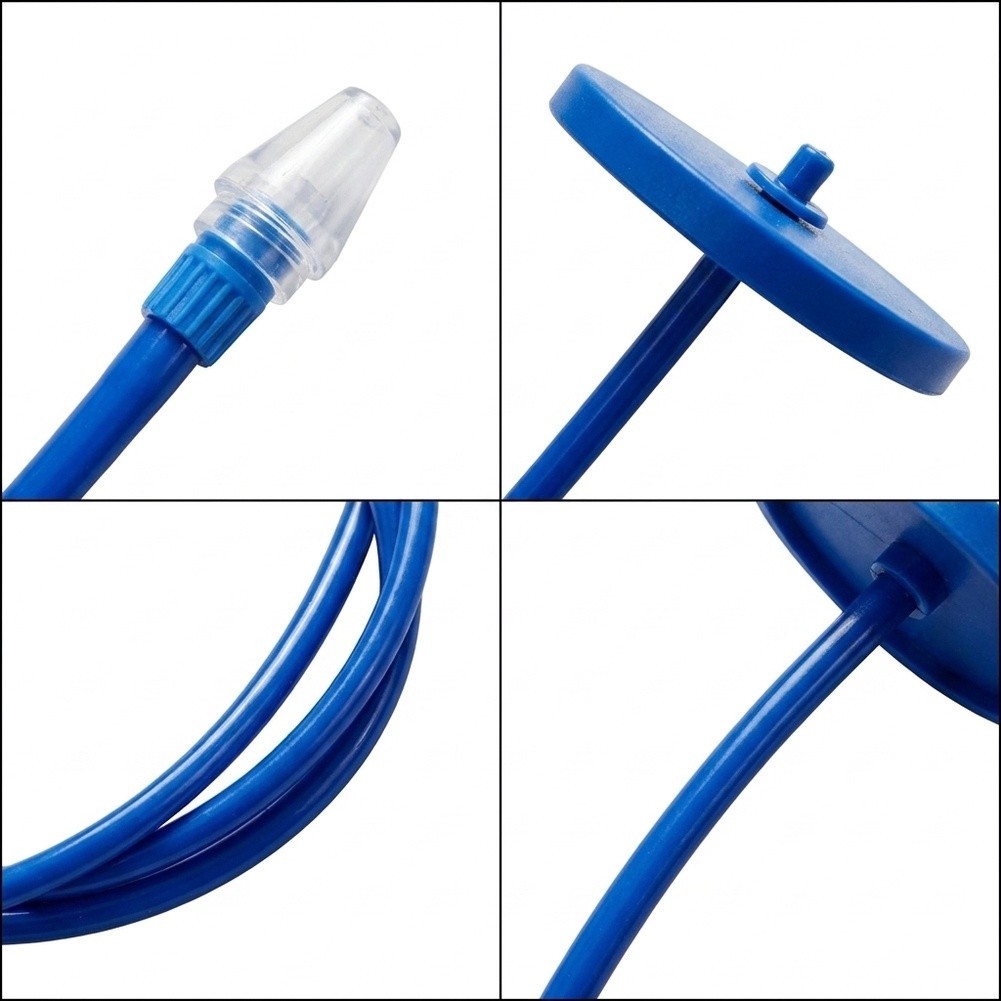 Comfort Fit Silikon Mundstück Schnorchelschlauch mit Auto Drain Schwimmklappe - Produktbild 4