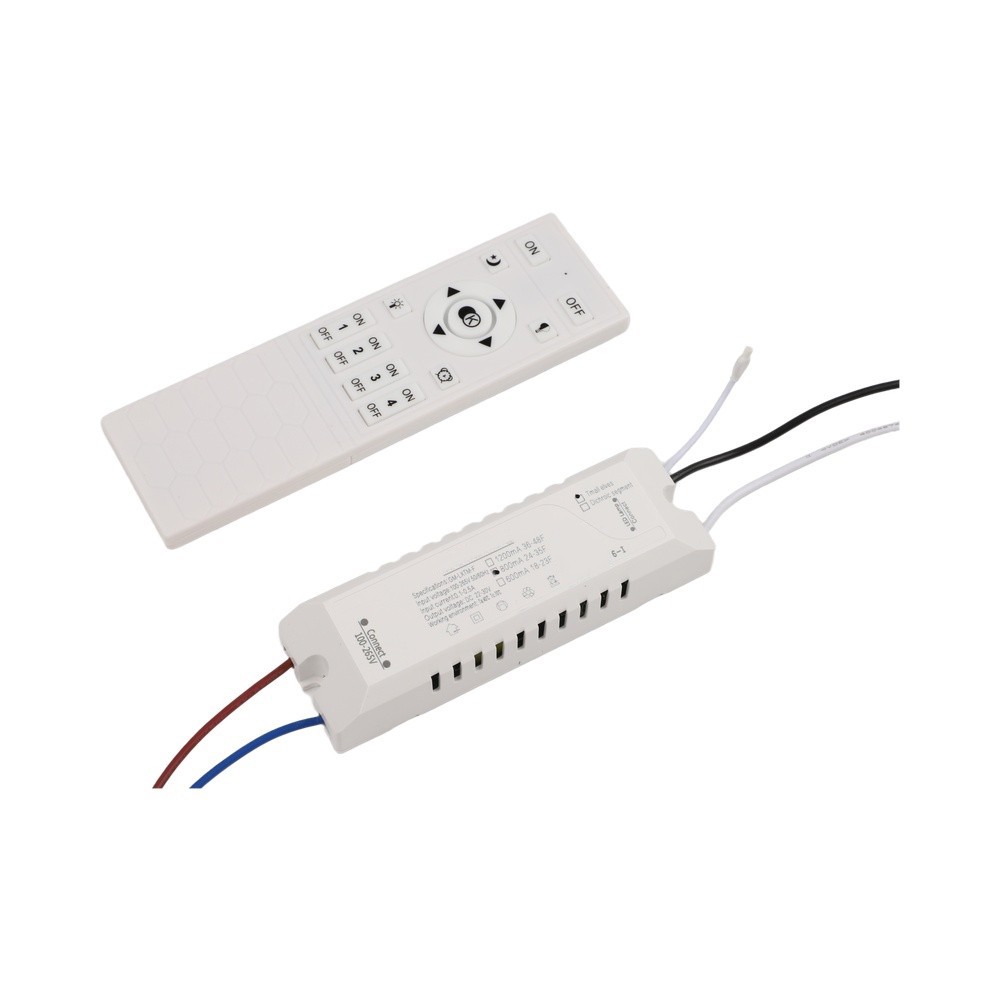 LED Power Supply Driver 22-30V Dual-Color Dimmable 600mA with Remote Control