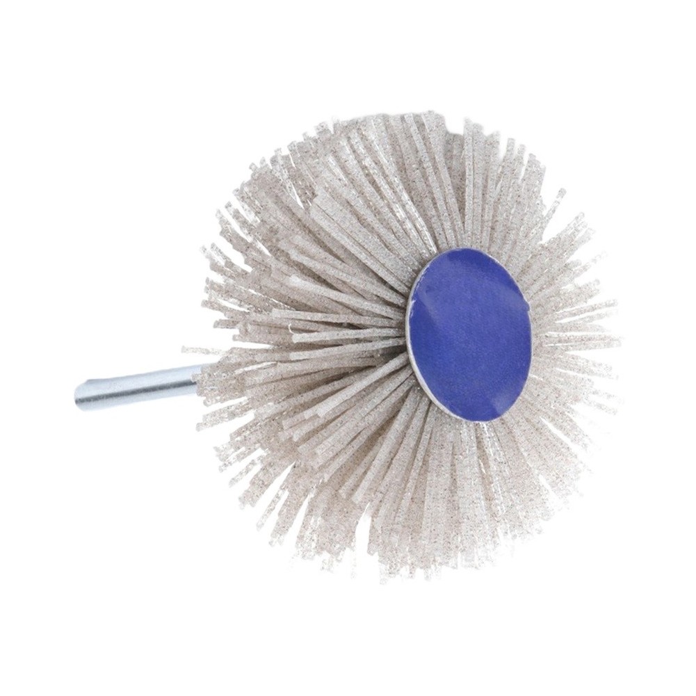 1pcs Abrasive Nylon Wheel Brush Metal Handle Woodworking Tool 80-600 #
