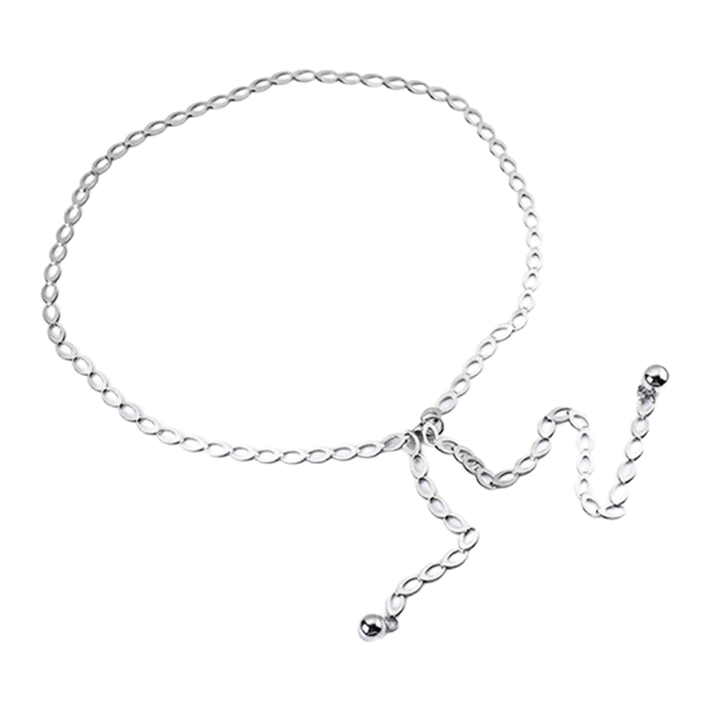 Women's Metal Waist Chain - Lightweight 30g Geometric Belt for Summer Wear