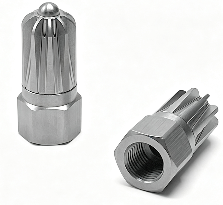 Stainless Steel Blowing Nozzle 1/4 Inch Thread for High Temp Environments - Produktbild 1