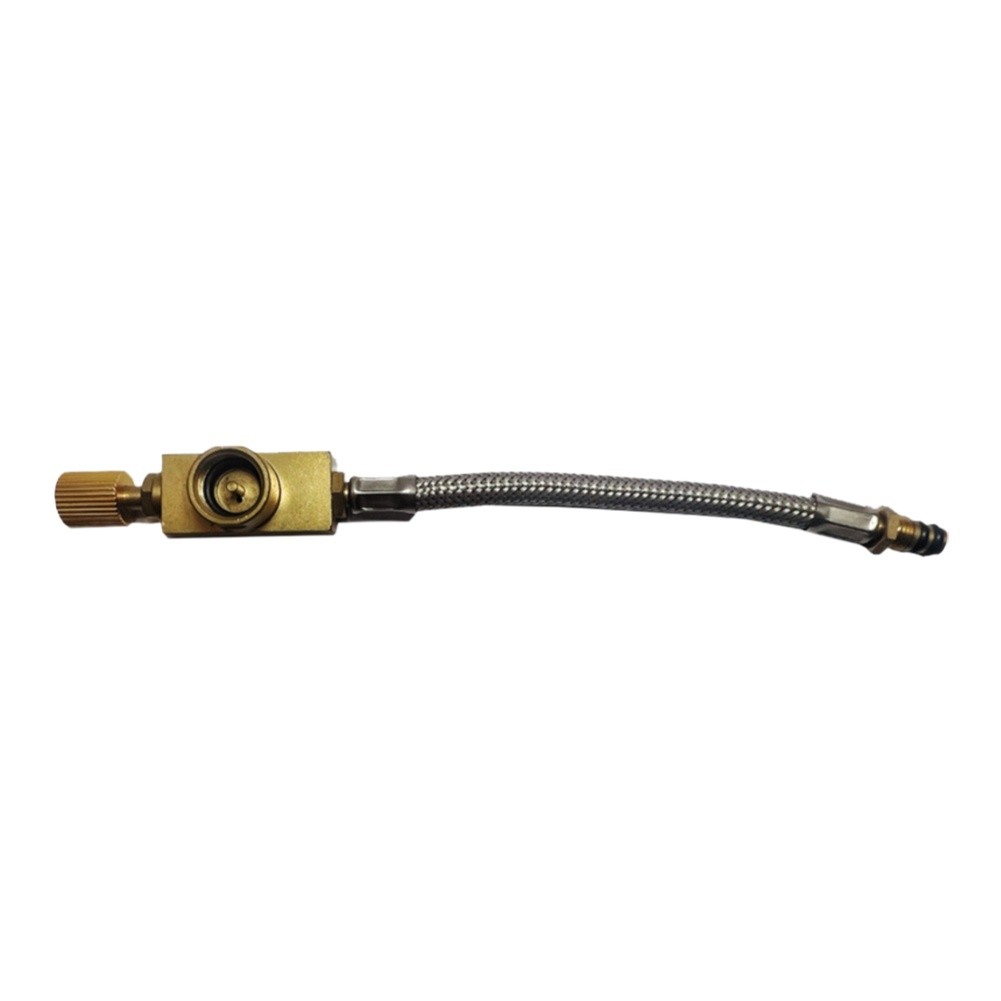 Portable Copper Stove Valve Gold Finish 106.2 x 1.4 x 1.85 cm High Altitude Use