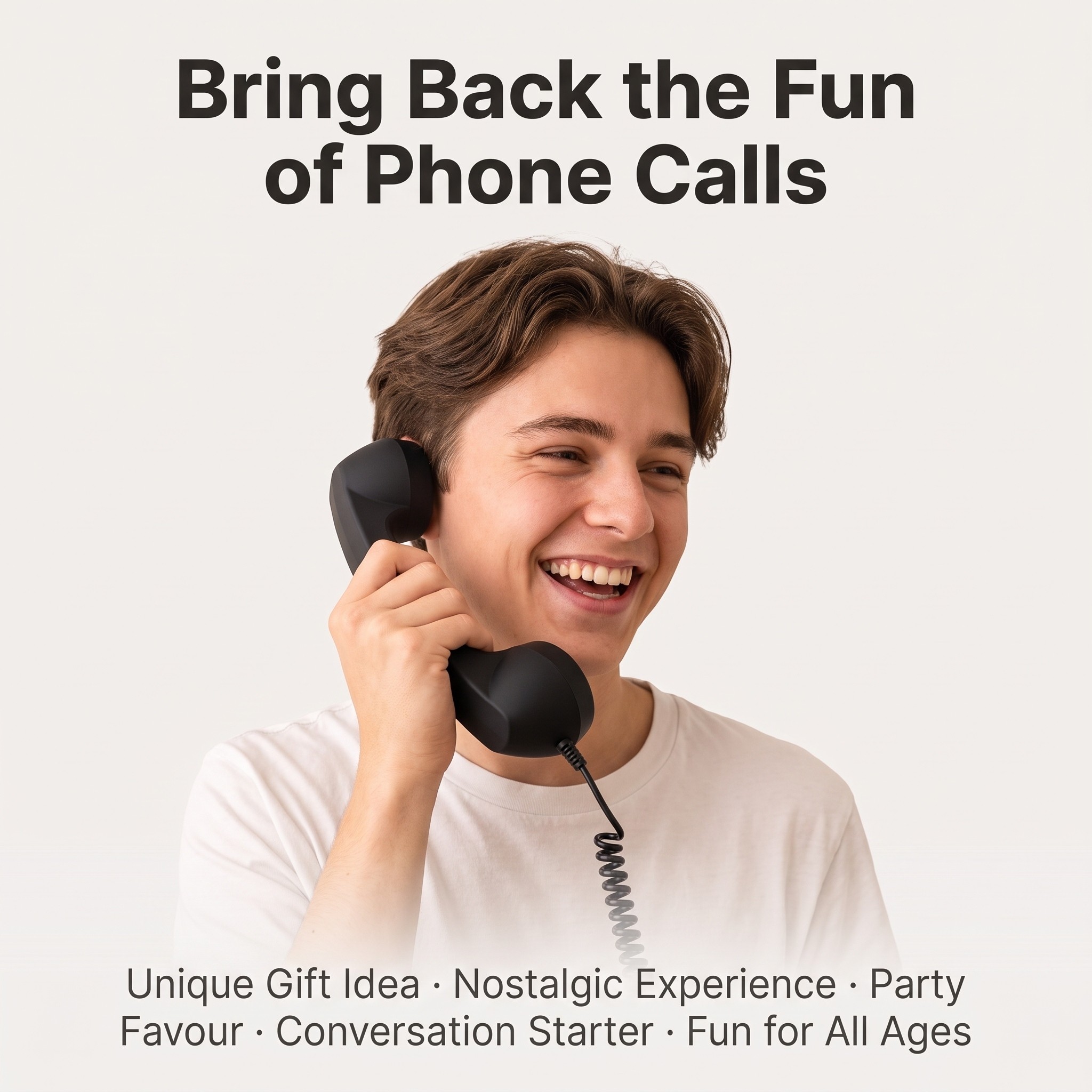 For For Retro Handset for iPhone 23cm ABS Body Multiple Colors - Produktbild 1