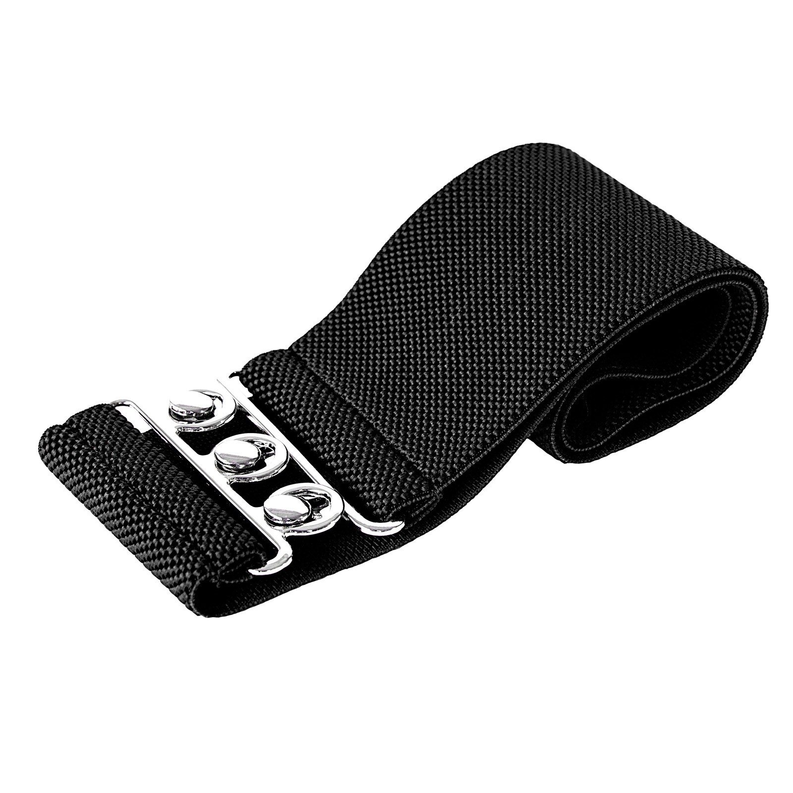 Stylish and Secure Stretchy Elastic Waist Belt with Metal Hook Fastening - Picture 32 of 38