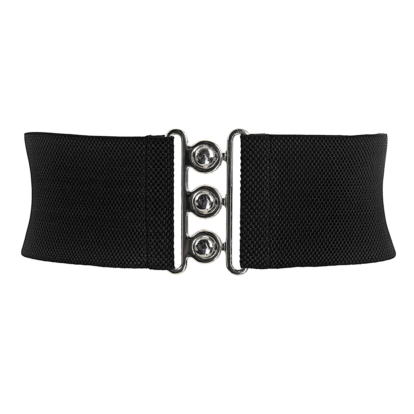 Stylish and Secure Stretchy Elastic Waist Belt with Metal Hook Fastening - Picture 31 of 38
