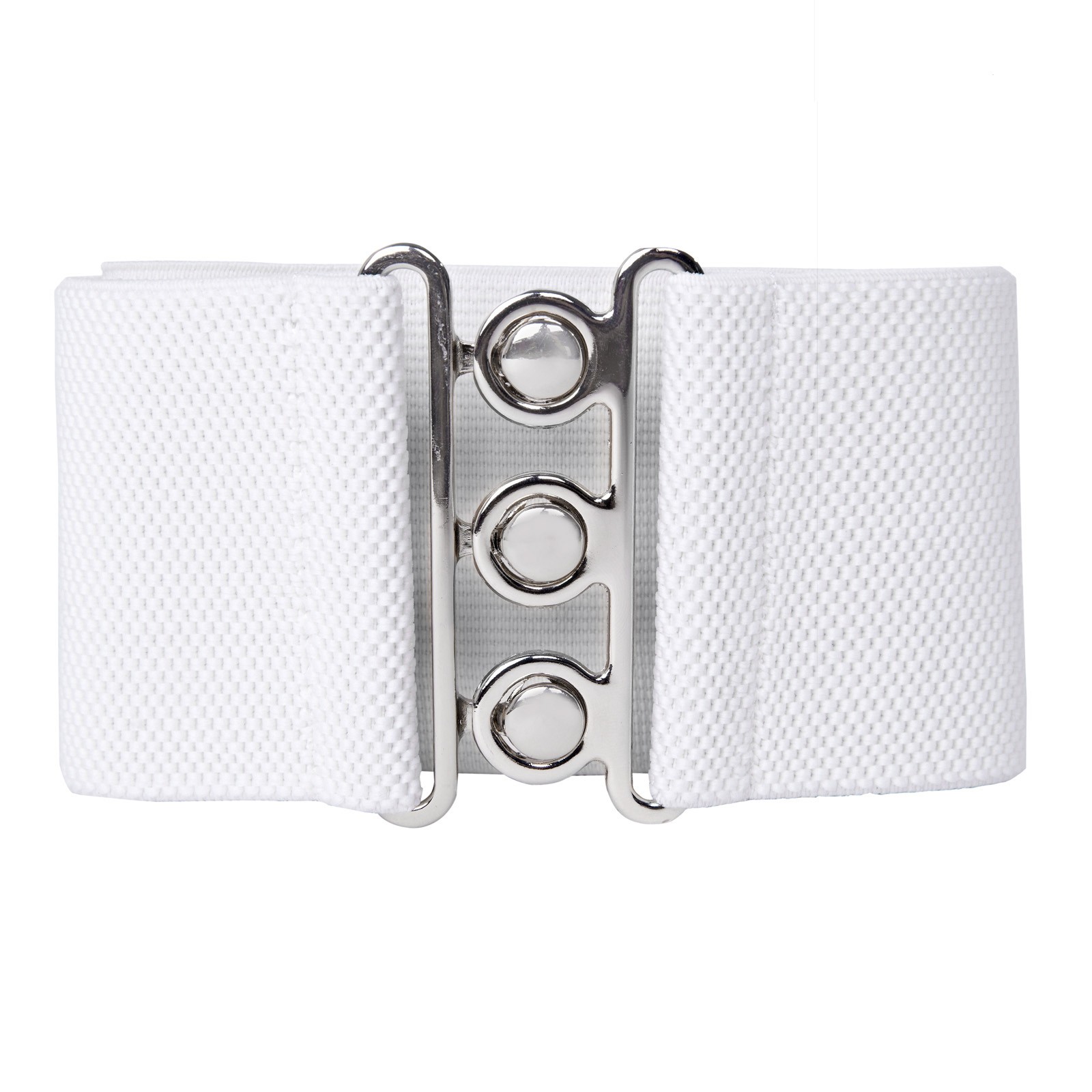Stylish and Secure Stretchy Elastic Waist Belt with Metal Hook Fastening - Picture 35 of 38