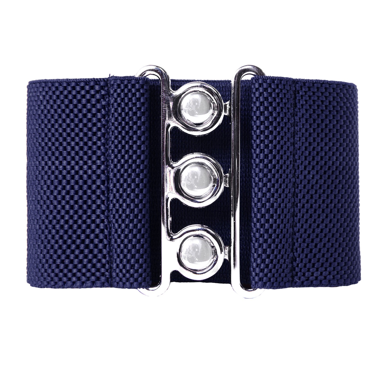 Stylish and Secure Stretchy Elastic Waist Belt with Metal Hook Fastening - Picture 38 of 38