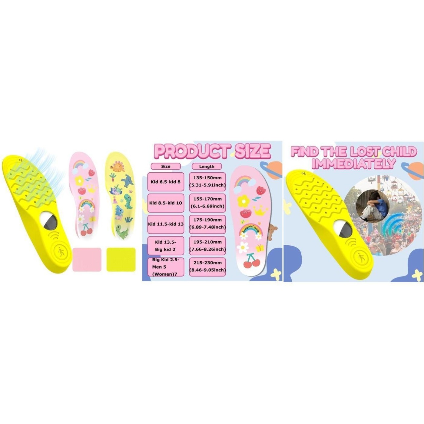 Custom Fit Insole Protectors for AirTag Designed for Children and Adults - Bild 12 von 14