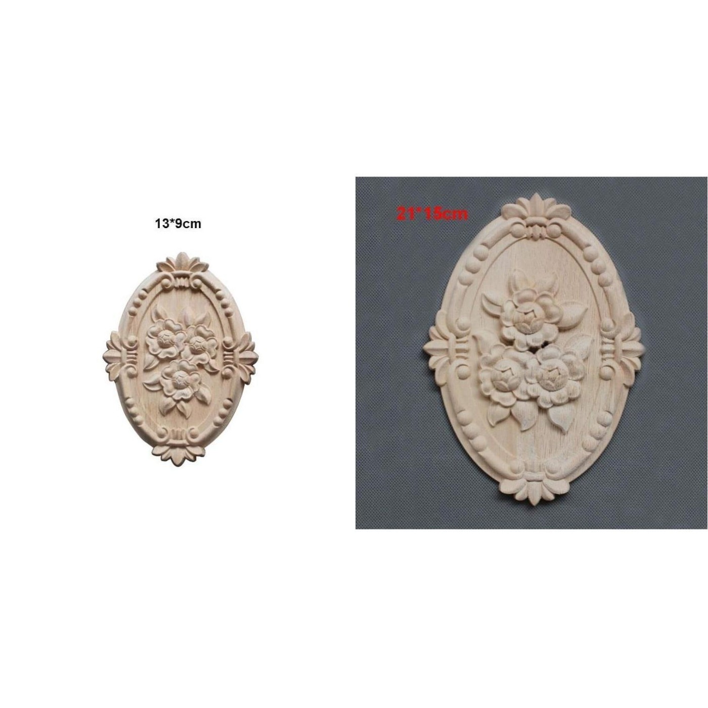 Gazechimp Holz-Verzierungen Für Möbel - Vintage Schnitzereien In Verschiedenen Größen