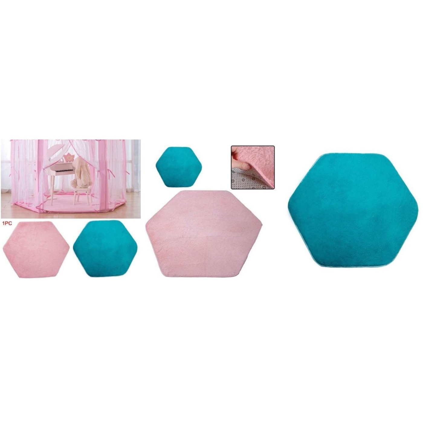 Unique Design Crawling Baby Princess Rug Multipurpose Functionality Use - Afbeelding 10 van 13