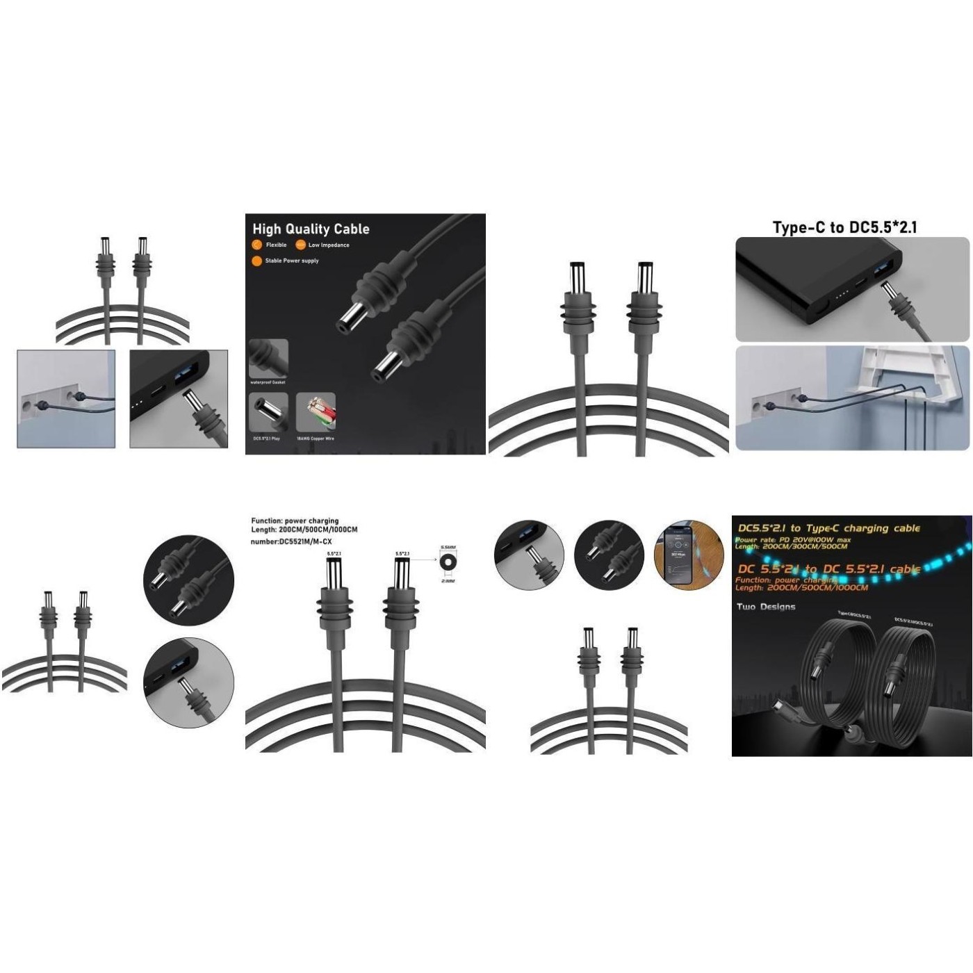 Wear Resistant TPE Waterproof Power Cable Designed for Starlink Devices - Zdjęcie 10 z 15