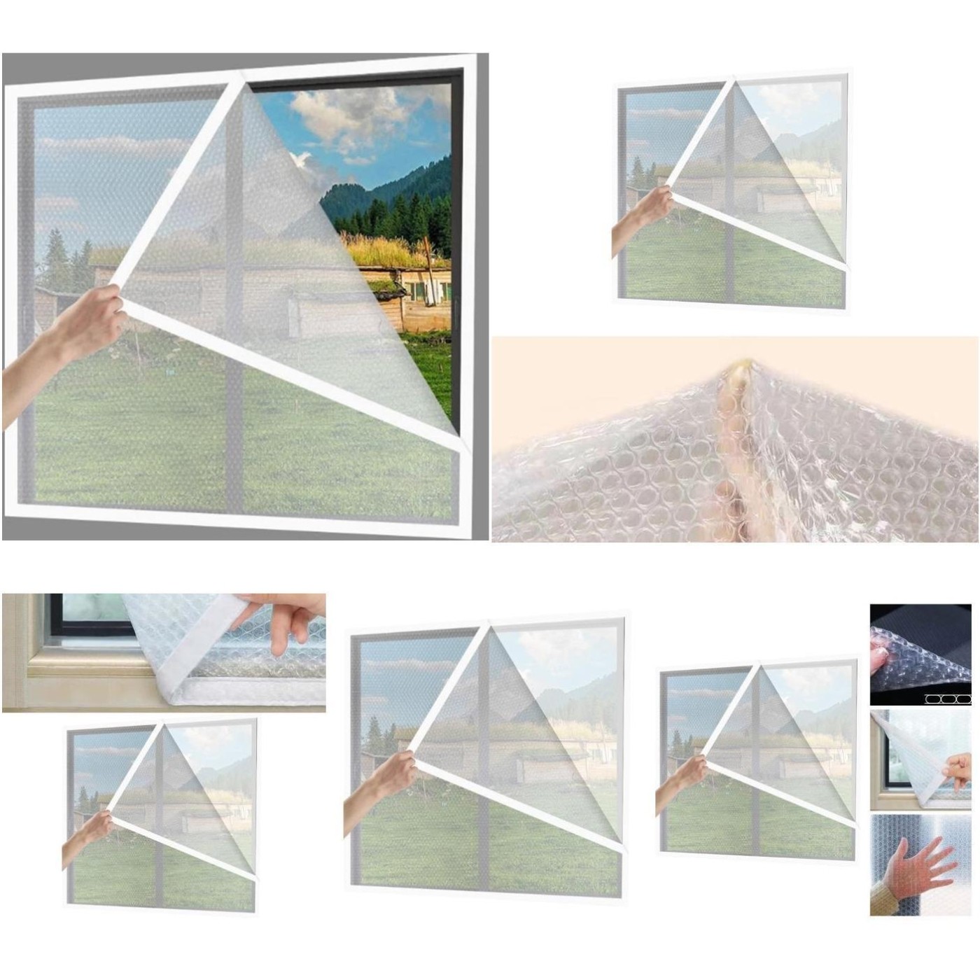 Effektiver Wärmeverlustschutz mit doppelt verdickter PVC-Fensterisolierung - Bild 9 von 16