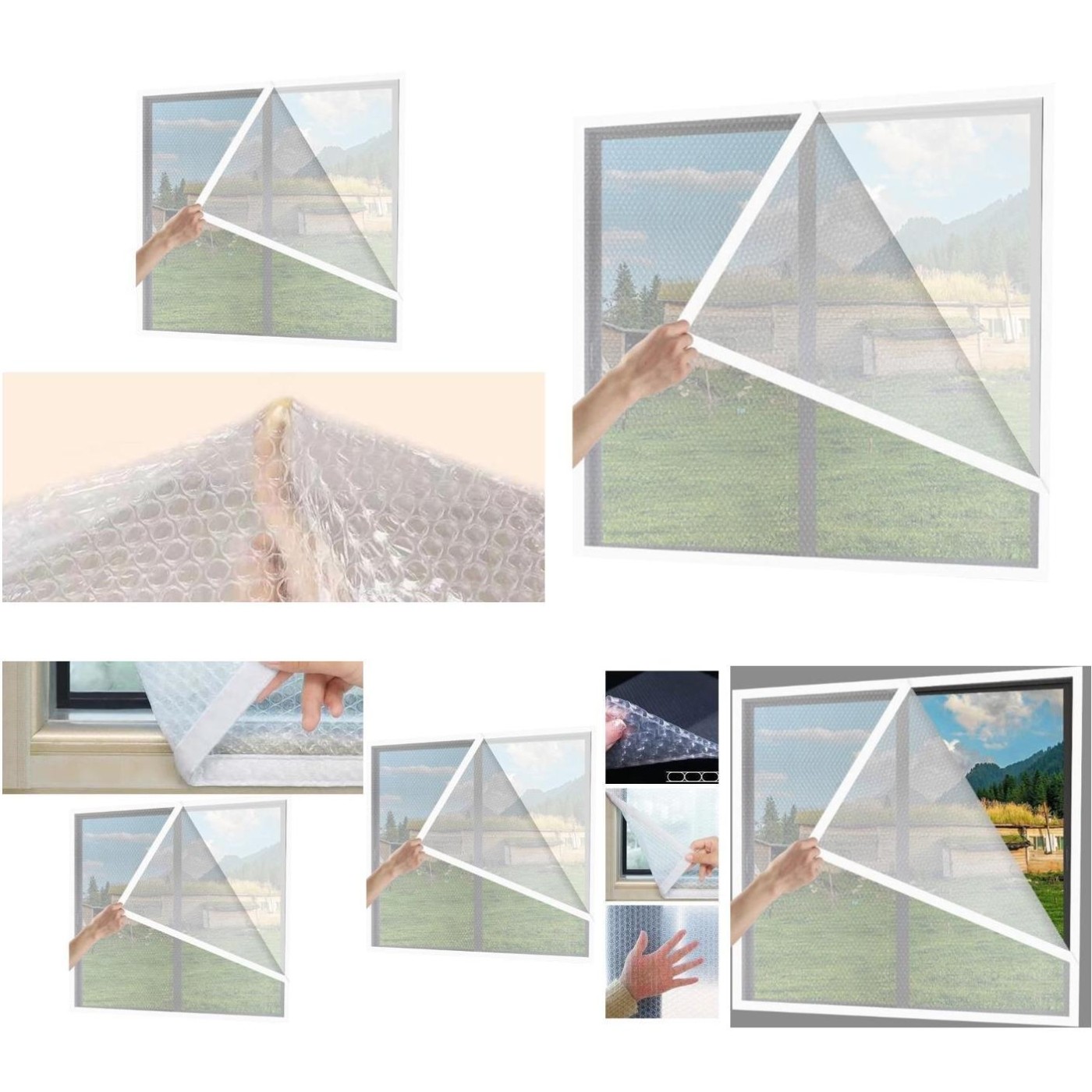Effektiver Wärmeverlustschutz mit doppelt verdickter PVC-Fensterisolierung - Bild 12 von 16