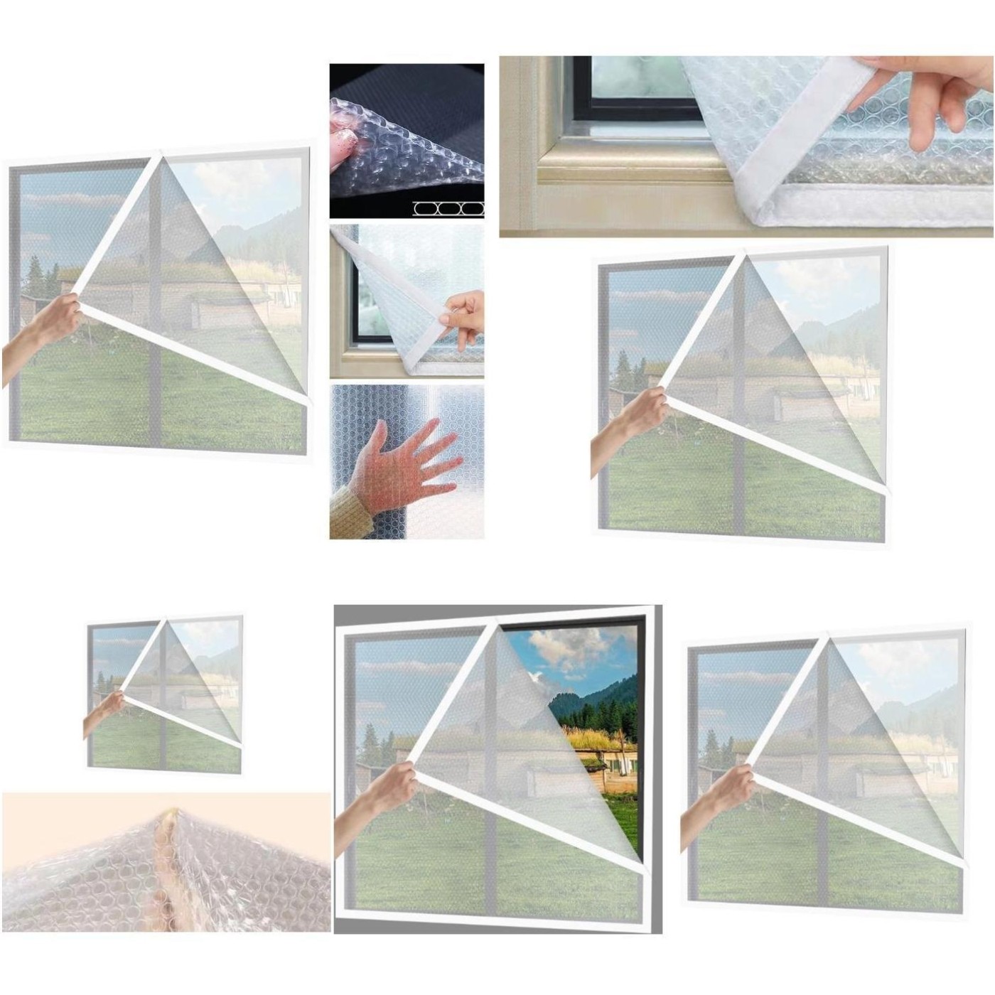 Effektiver Wärmeverlustschutz mit doppelt verdickter PVC-Fensterisolierung - Bild 8 von 16