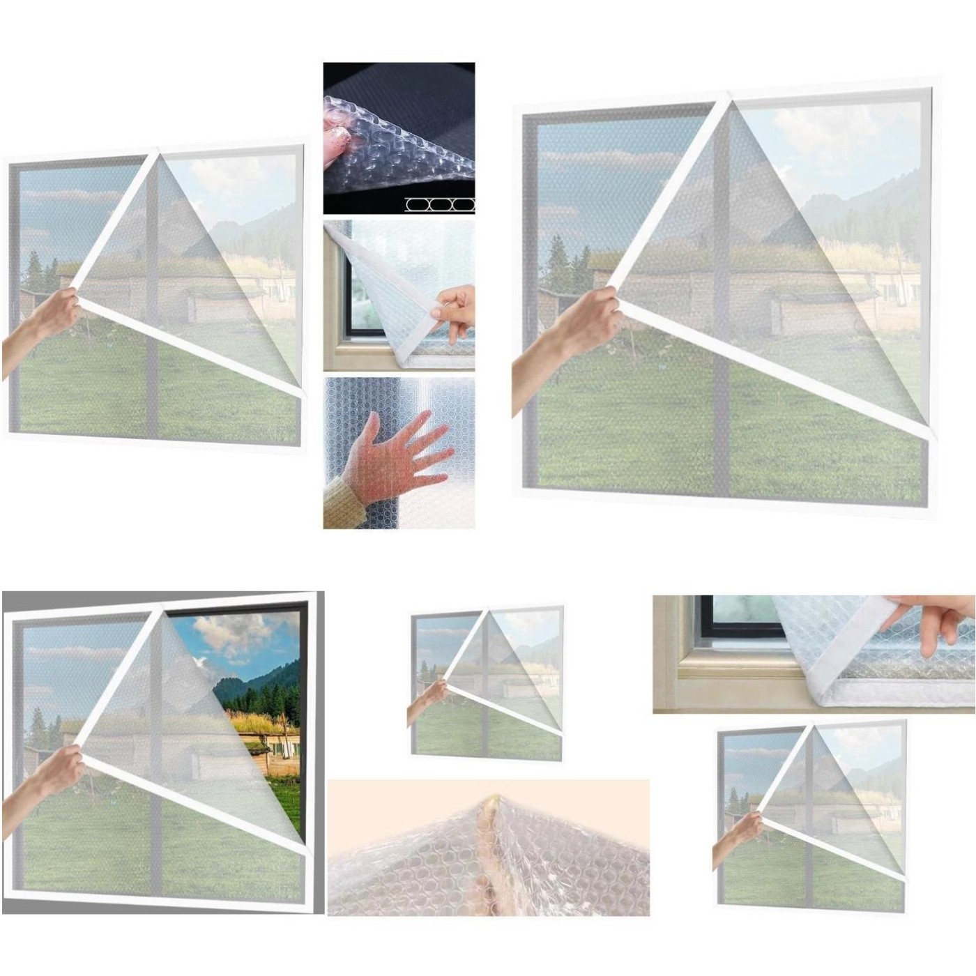 Effektiver Wärmeverlustschutz mit doppelt verdickter PVC-Fensterisolierung - Bild 11 von 16