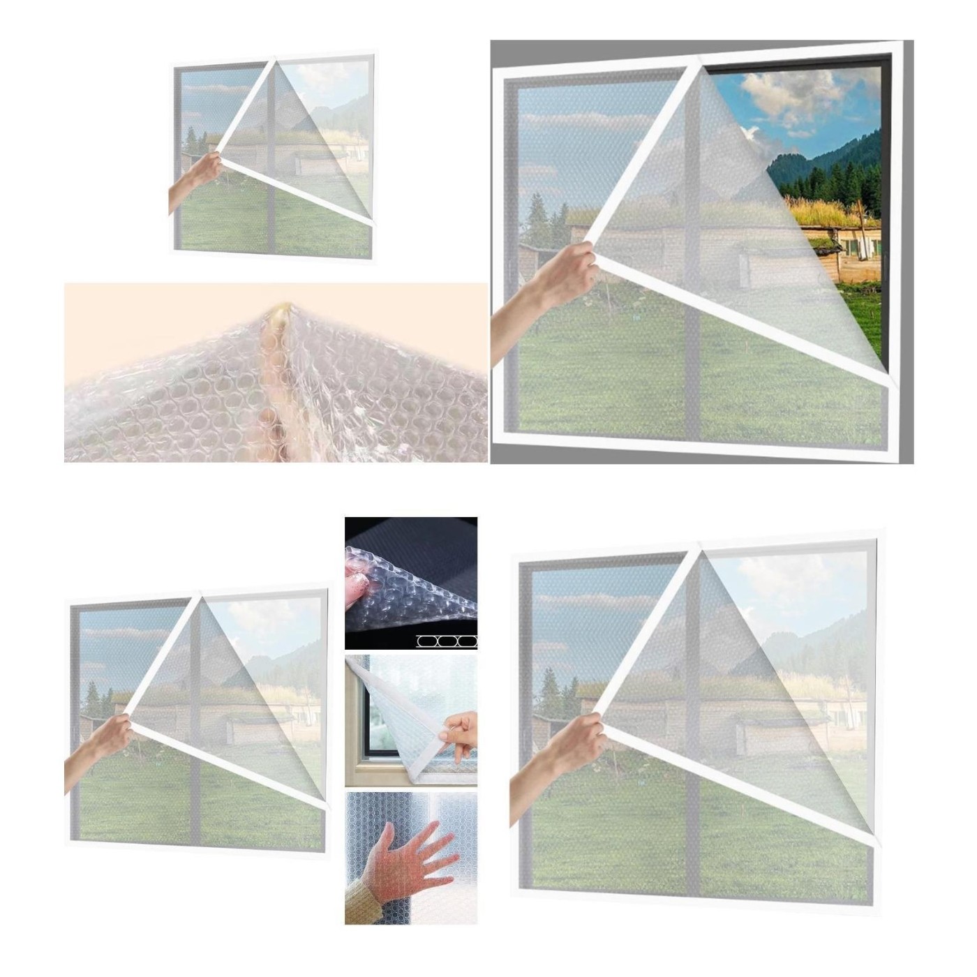 Effektiver Wärmeverlustschutz mit doppelt verdickter PVC-Fensterisolierung - Bild 10 von 16