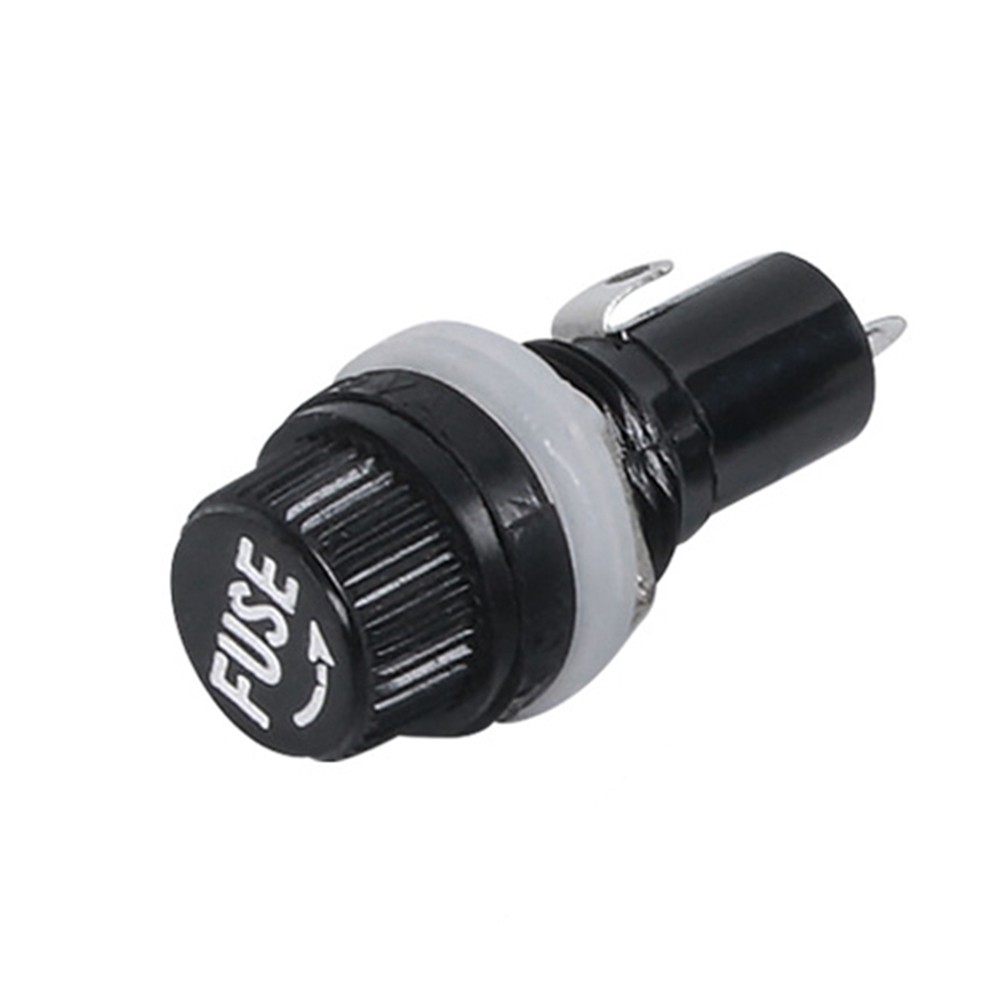10PCS Black Fuse Holder with Screw Cap for 5x20mm Glass Fuses Pack of 10 - Produktbild 9