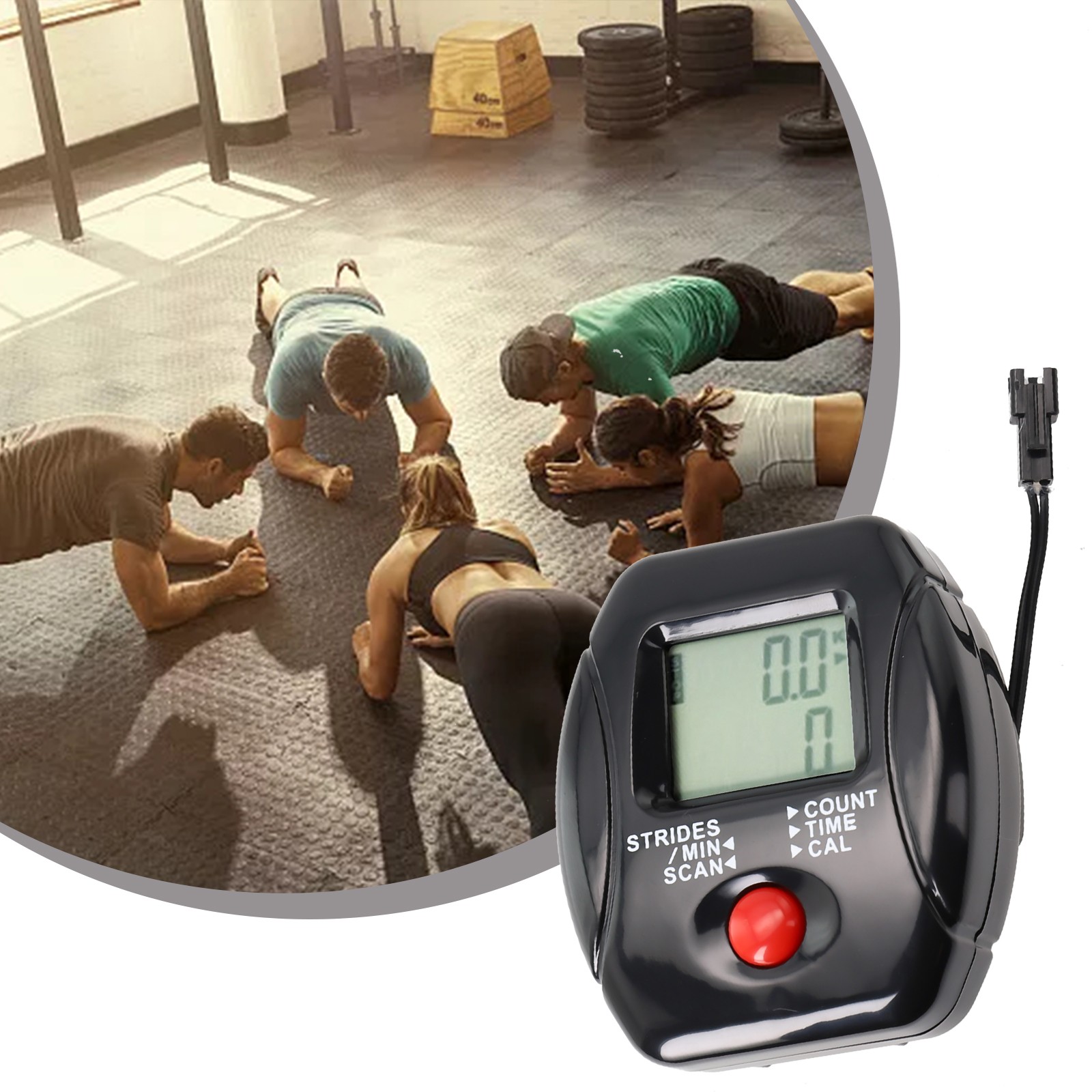 High Quality LCD Display Stepper Counter for Fitness Equipment