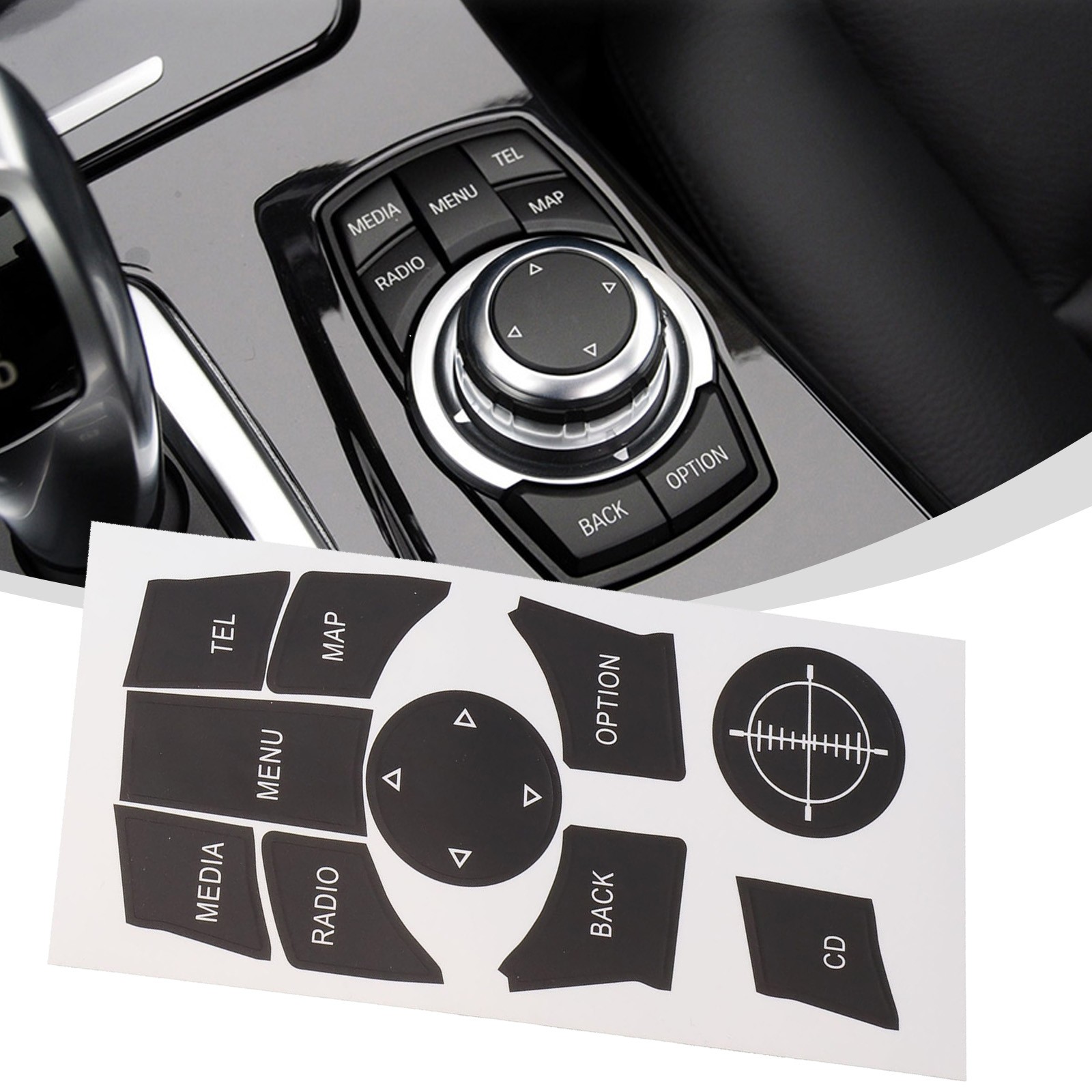 High Quality Button Repair Decal Sticker Car Accessories Interior Decoration - Picture 12 of 22