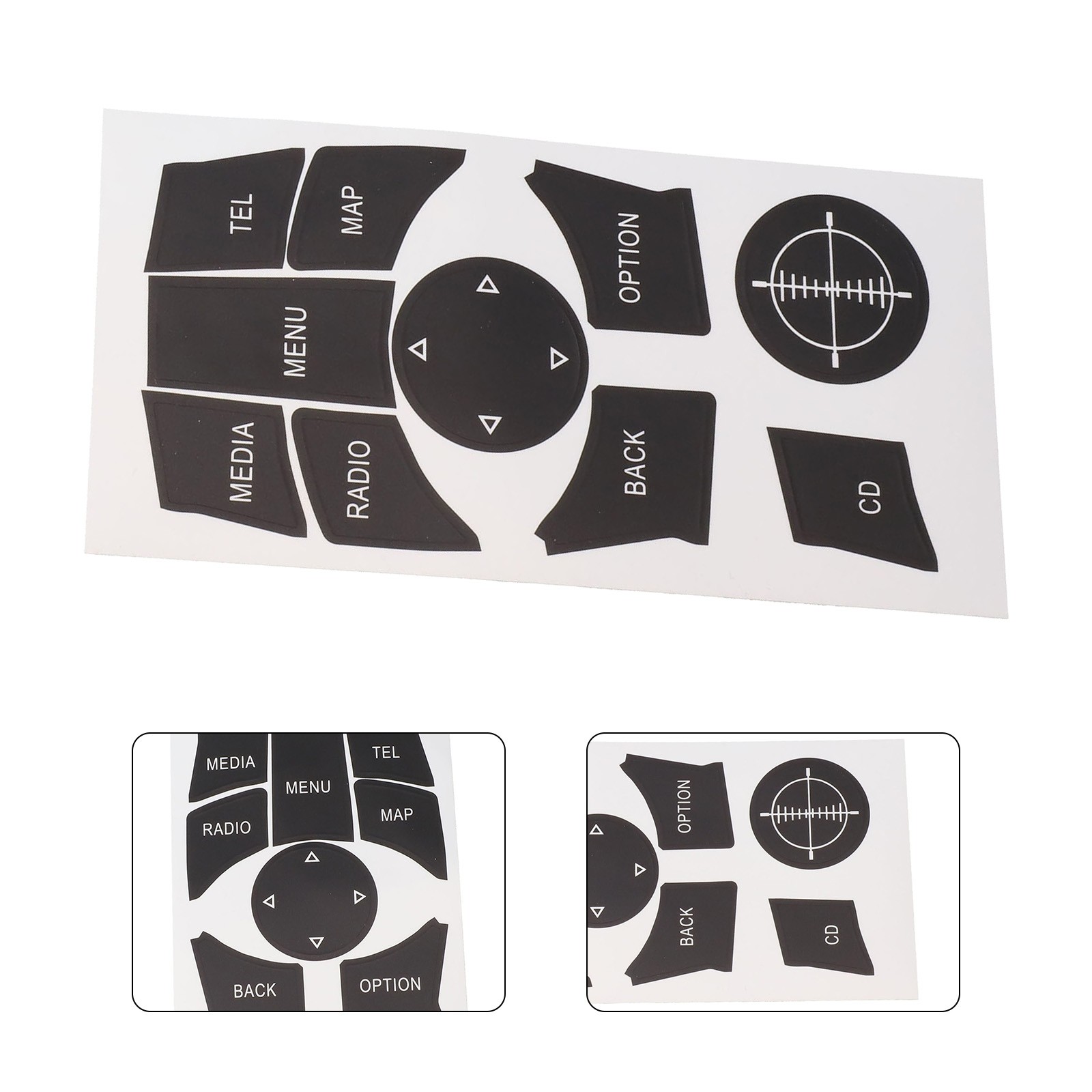 High Quality Button Repair Decal Sticker Car Accessories Interior Decoration - Picture 11 of 22