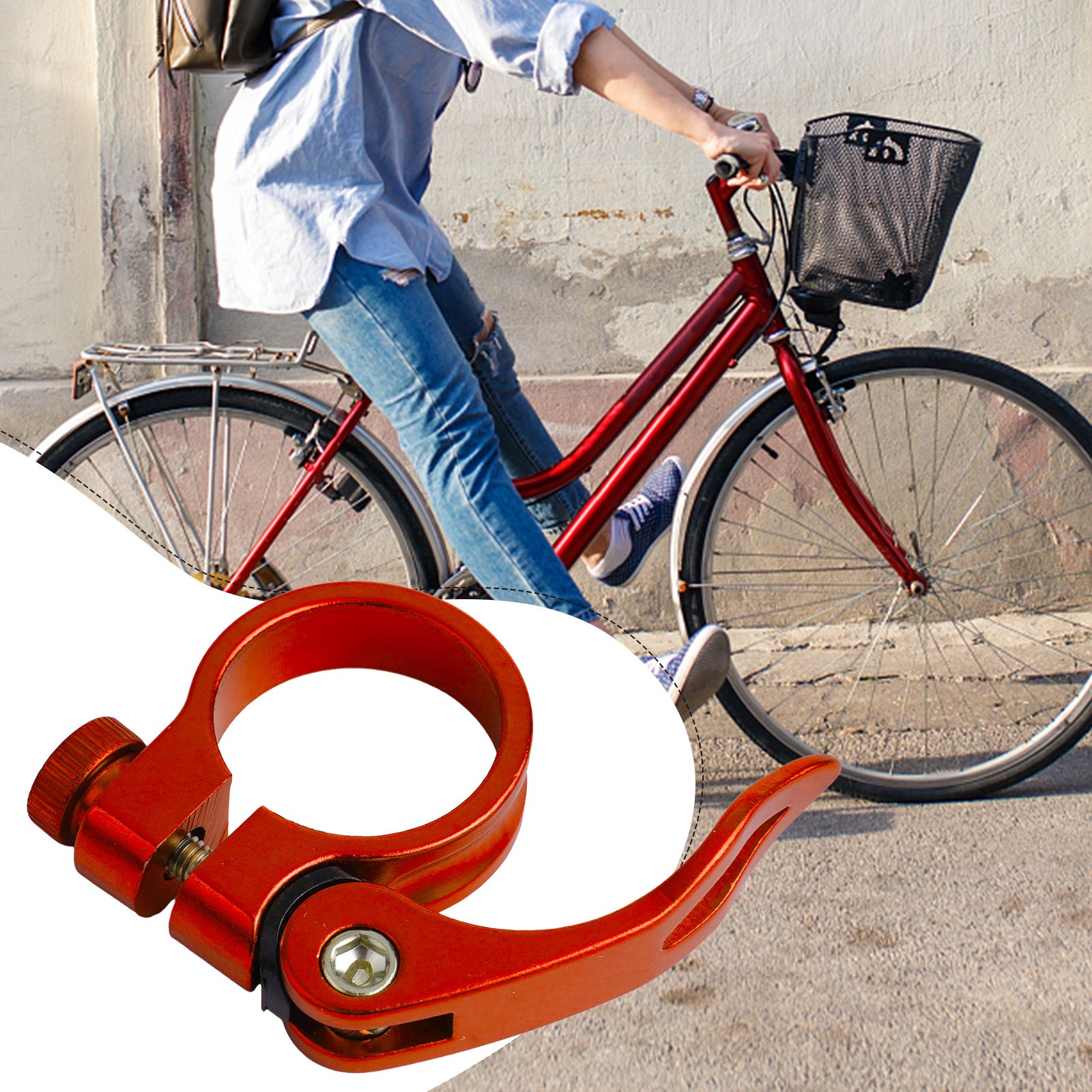Praktische Schnellspanner Fahrrad Sattelklemme 31 8 mm 34 9 mm Sichern Sie Ihren - Afbeelding 14 van 38