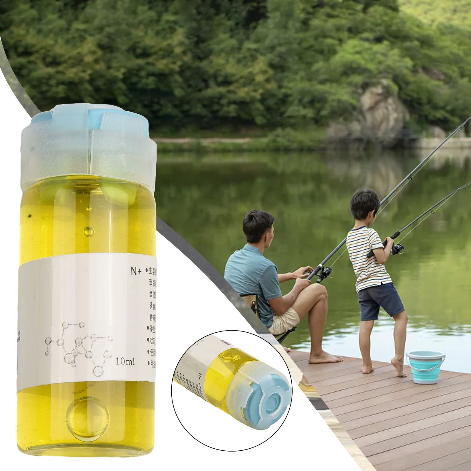 New Practical Outdoor Fish Attractant Softbaits 10ml Live Fish Metal Jig - Zdjęcie 5 z 12