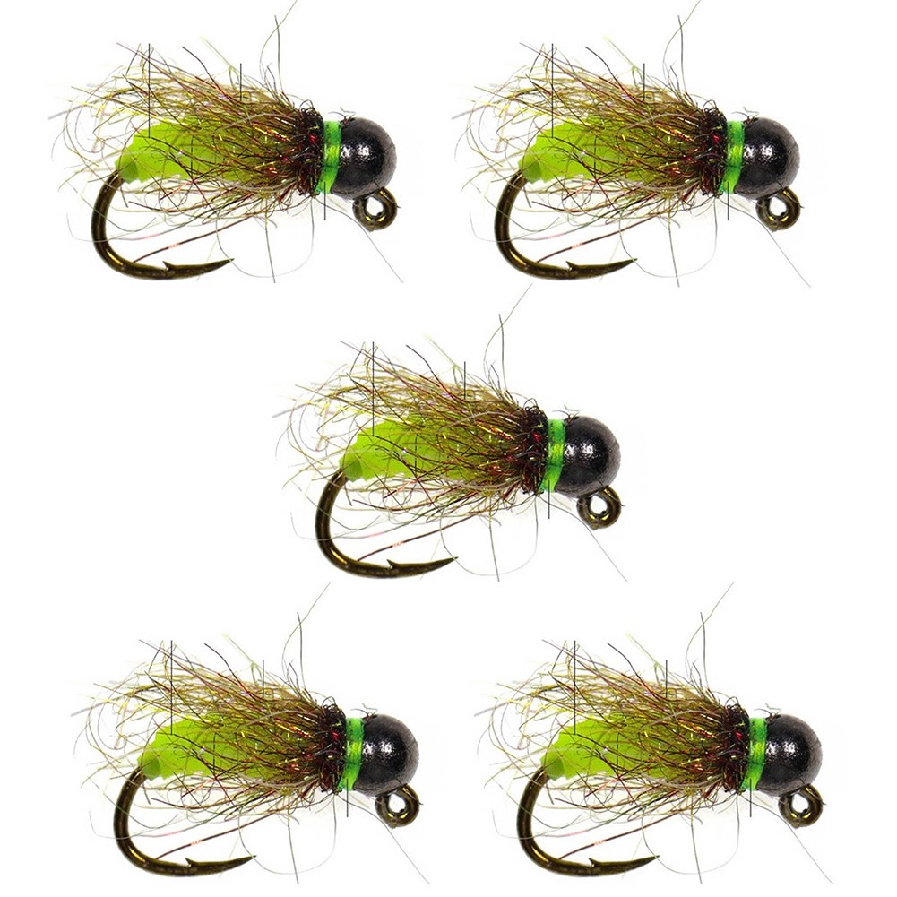 High Quality Trout Fly Fishing Lures 5pcs Sharp Hook Bait with UV