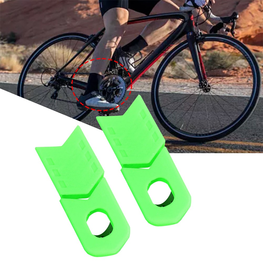 1 Paar Fahrradkurbel Schutz universell passend Silikon schwarz rot blau grün - Bild 26 von 29
