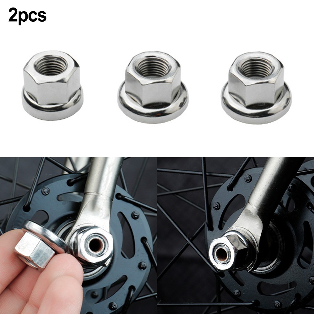 20G Bikes Crew Nut 2PCS 3/8 Dark Silver M 9 M10 Brand New High-quality Materials - Picture 21 of 44