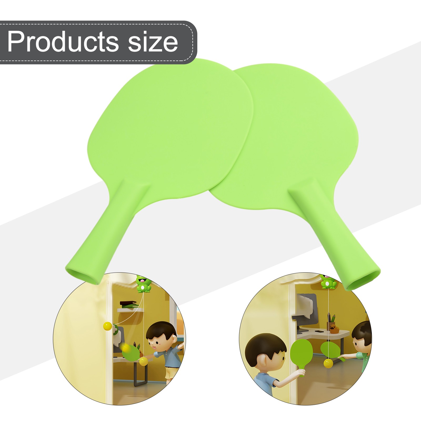 Adjustable Height Table Tennis Trainer for Myopia Prevention and Coordination - Picture 39 of 47