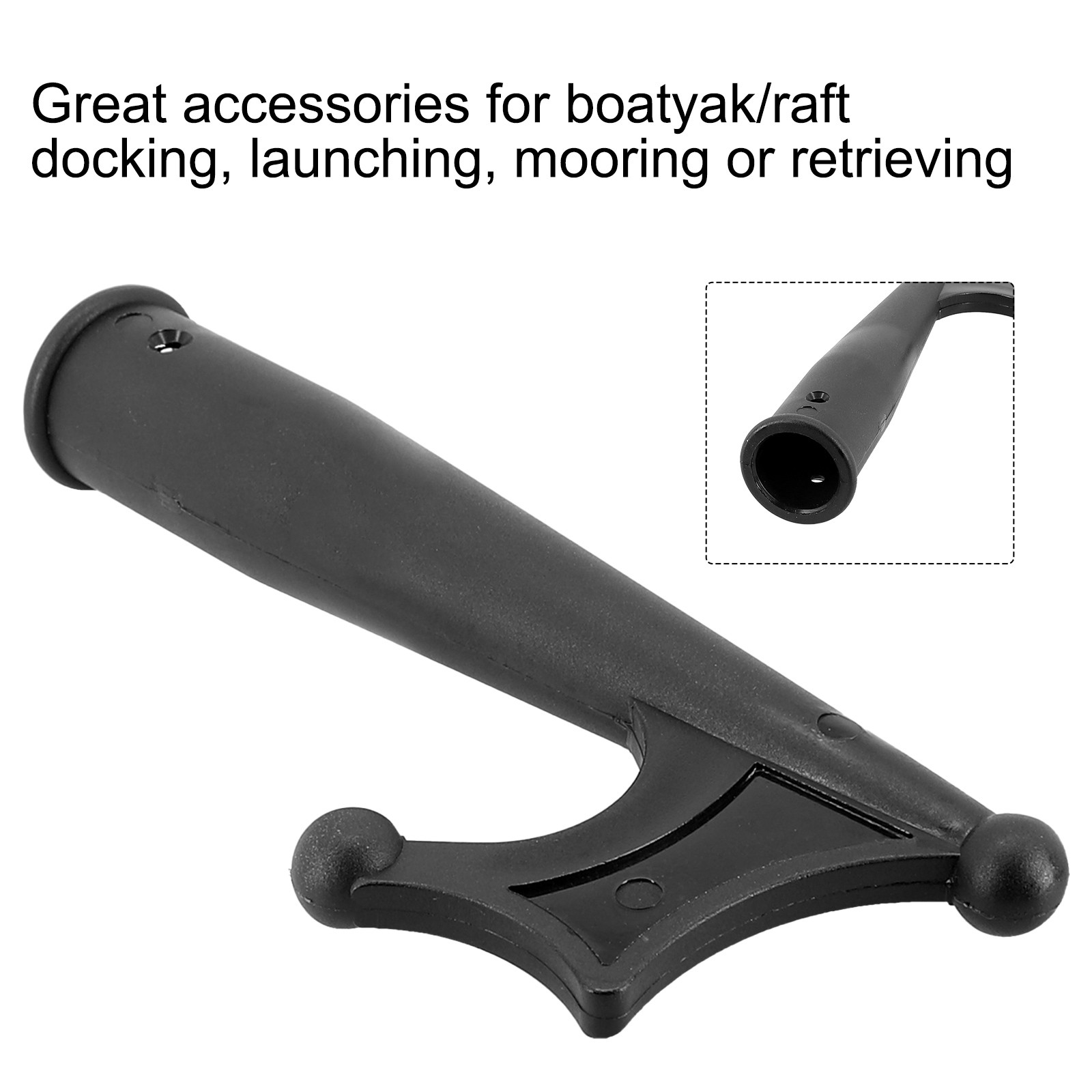 New Practical Docking Head Top Hooks Boat Hook Tip Blunt Tip Docking Hook