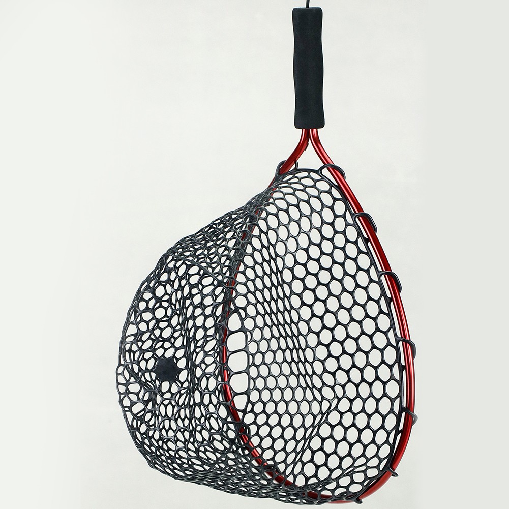 Extendable Fly Carp Net with Quick drying Silicone Mesh Durable Design