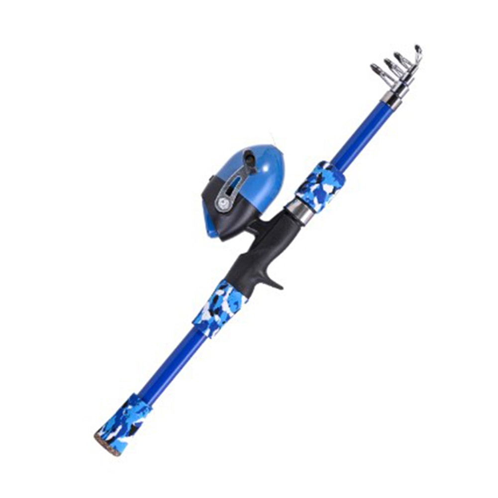 Easy to Use 1 65m Telescoping Kids Fishing Rod and Reel Set for