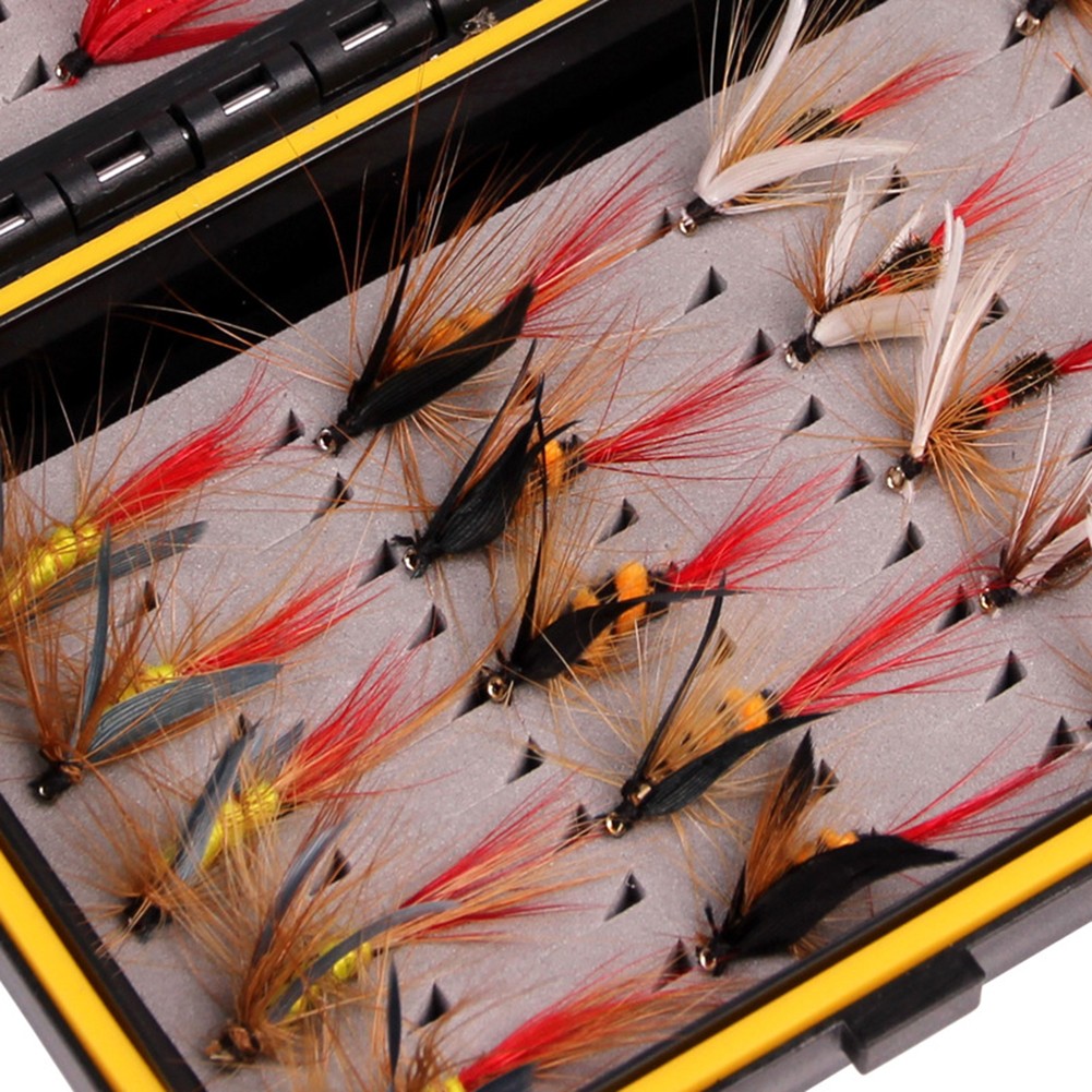 Kit d'appat truite basse essentiel 72 pi??ces hame?ons ?? mouches pour des voy - Photo 16/17