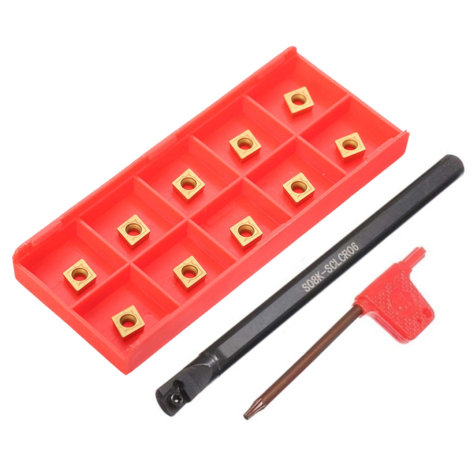 Con Inserti TPGW Nuovi Barra Alesatrice Shars 1/2 95 Gradi - Foto 4