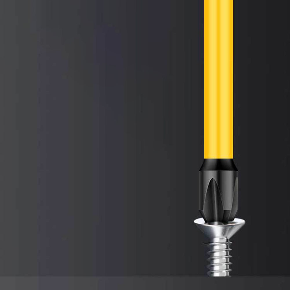 Jeu de tournevis électriques noir/jaune embouts hexagonaux traités thermiqueme - Picture 28 of 51